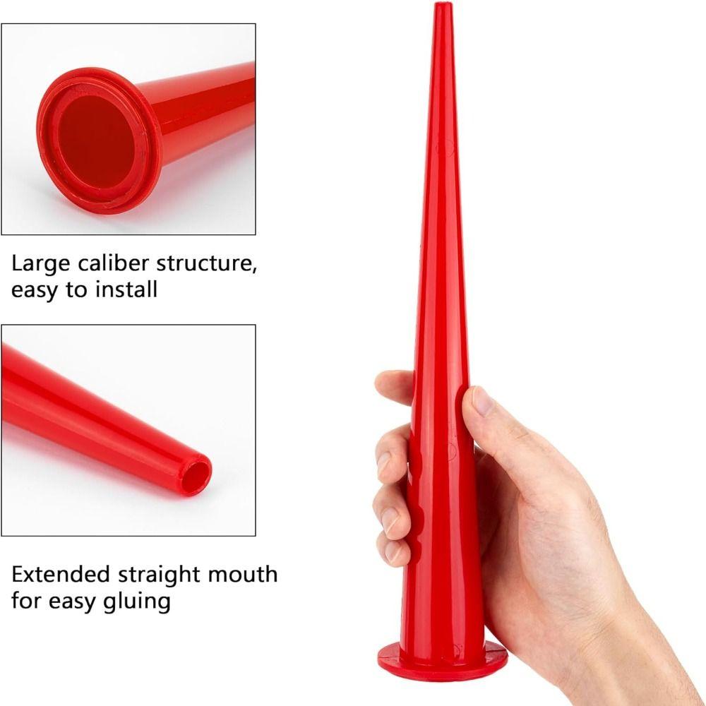 300 мм/11,8 дюймов Насадка для герметизации, красная мягкая резиновая насадка, изогнутая насадка для герметизации колбасных изделий