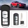 2 3 4 Bottons Car Key Case Fob Shell For Mazda 3 5 6 CX5 CX7 CX9 CX-5 CX-7 CX-9 MX-5 Miata RX-8 X-5 Summit Axela Atenza M3 S9V9
