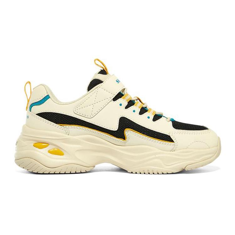 Skechers D'LITES Kids Lifestyle Shoes Light Yellow Teenagers 406116L-NTMT
