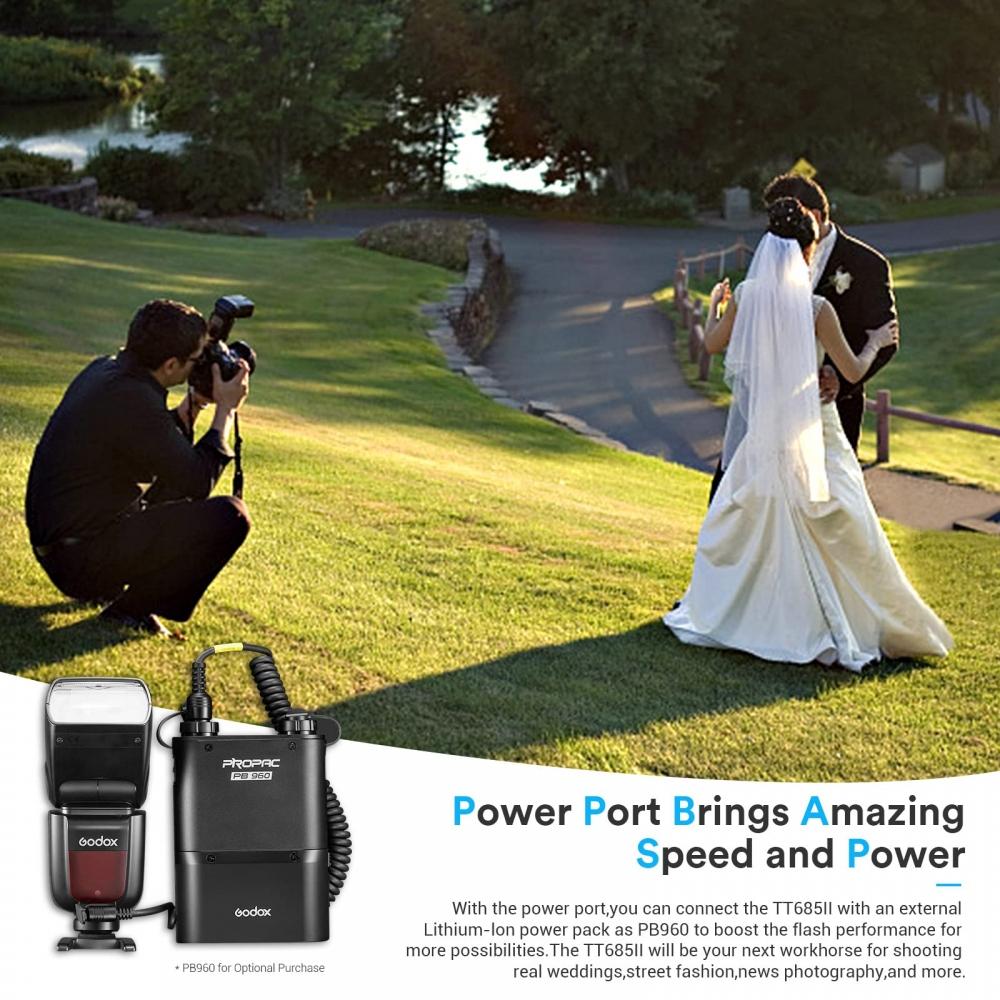 Godox TT685II-O TT685OII вспышка для камеры TTL HSS 18000s 2.4G беспроводная передача импульсов вспышки совместима с камерами Panasonic и Olympus