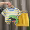 Children's Cotton Short-sleeved Set - Summer Girls' And Boys' Sports T-shirts And Shorts Set