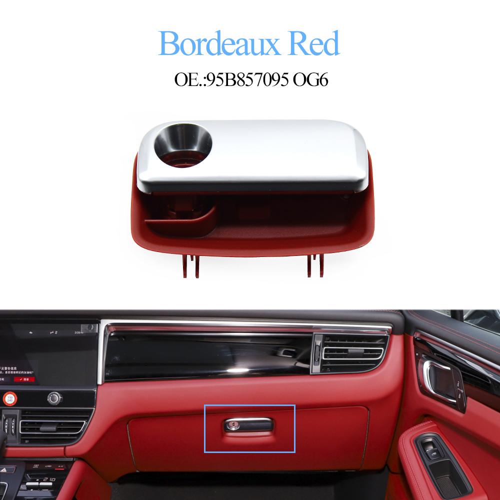 Dashboard Glove Box Switch Handle Toolbox Lock Cover Panel For Porsche Macan 95B Cayman 981 982 Panamera 970 Carrera 991 Boxster
