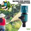 Garden Hose Pipe In-Line Faucet Tap Shut Off Valve Fitting Watering Agriculture Irrigation Quick Connector With Valve 1Pc