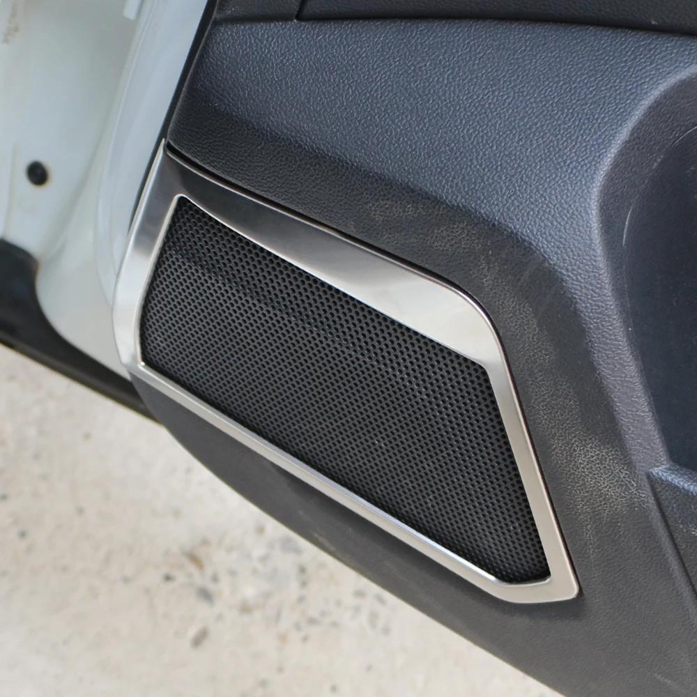 For Volkswagen VW T-Roc TROC 2018 - 2023 Door Stereo Speaker Cover Audio Frame Sticker Decoration Trim Interior Accessories