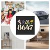 Номер 8647 Наклейка Водонепроницаемый Автомобильный Корпус Номер 8647 Деревянный Знак Водостойкие Деревенский Домашний Декор Самоклеящиеся Наклейки Для