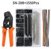 1550Pcs Crimping Tool Terminal Crimper Wire JST Hand Tool Set Multifunctional Tools for Electrical Cable SN-28B