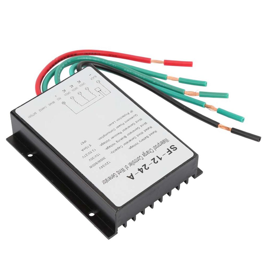 12V 24V 300W 600W Waterproof Wind Turbine Generator Charge Controller Regulator