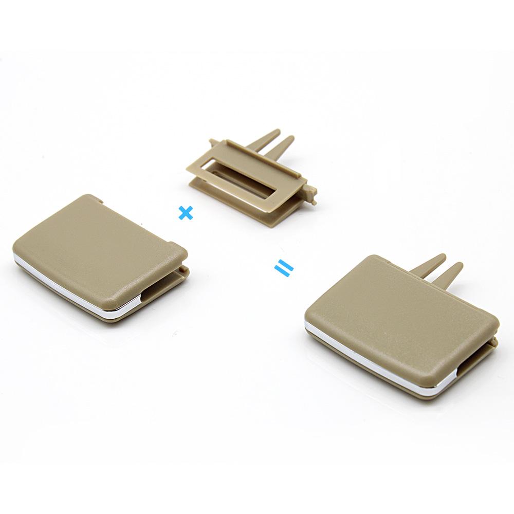 Автомобильная задняя вентиляционная решетка переменного тока, зажим для слайдера, ремонтный комплект для Mercedes Benz W204 C X204 GLK W212 W207 E Class