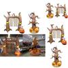 Eye-catching Halloween Inflatable Ghost Doll Arch With Brilliant Led Lights For Your Garden