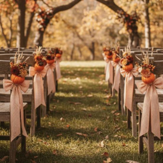 2 шт. Осенний День Благодарения Клетчатый Принт Венок Пояс Фермерский Лента DIY Ремесло Монограмма Уличный Внутренний Осенний Декор