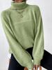 Loose Sweater Women's Solid Color Warm Pullover Top