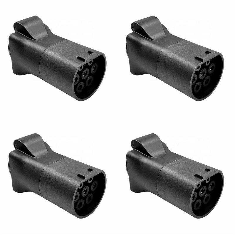 4X V2L Type 2 EV Discharge Adapter For Xpeng G6 G9 Car Charging Connector Car Discharge EV Adapter Universal Multi Plug