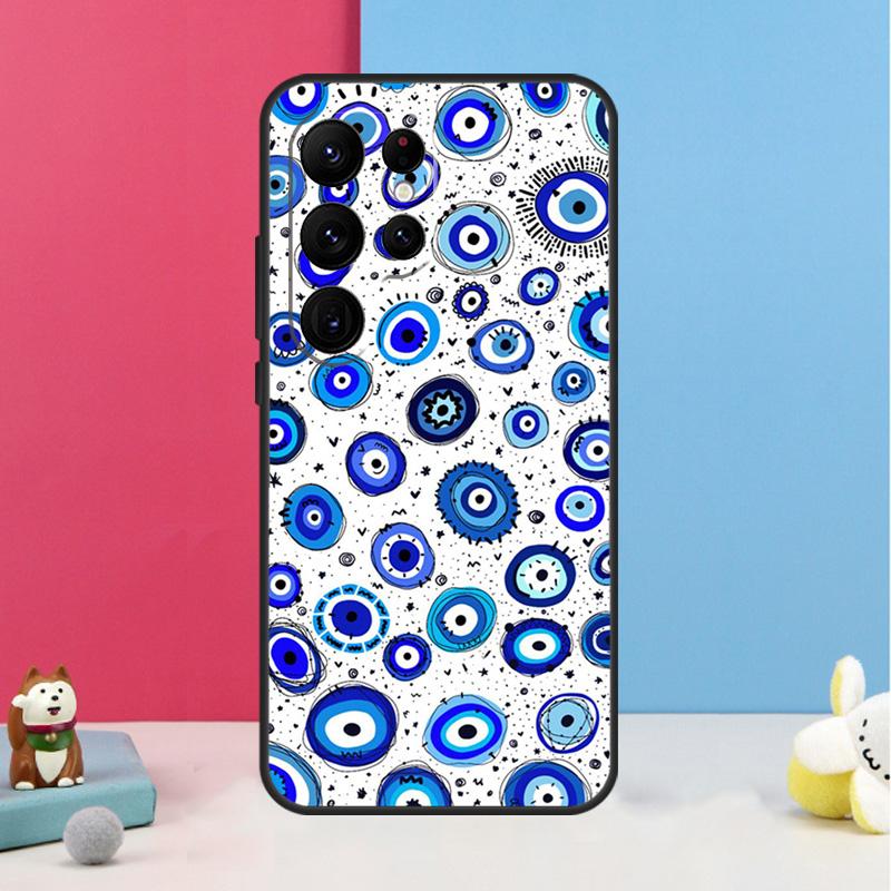 Чехол «Сглаз» для Samsung Galaxy S23 S24 Ultra S20 S21 FE Note 10 20 Ultra S8 S9 S10 S22 Plus