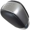 Suzuki Grand Vitara II 05-15 Gear Shift Knob BLACK LEATHER + SILVER 5 SPEED