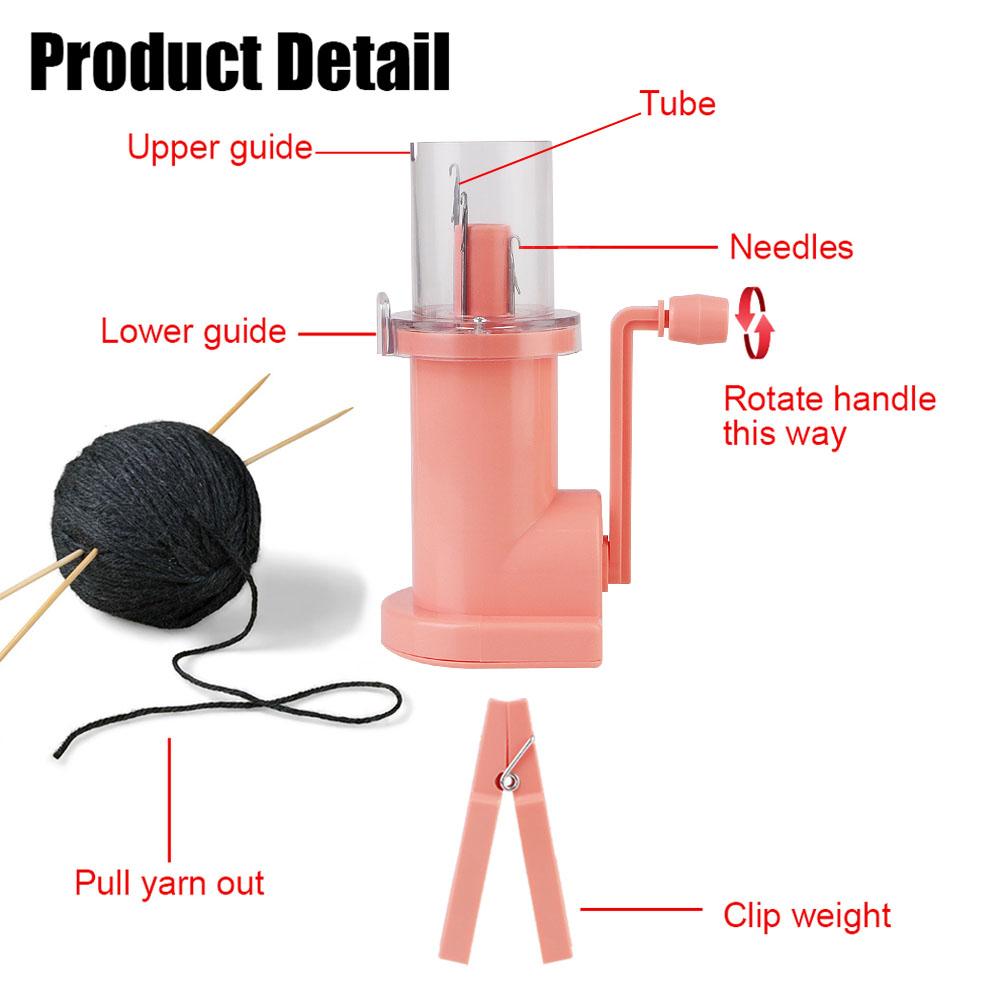 Creative Knitting Machine Loom Spool Knitter Craft Bracelet Weave Tool Portable Hand-Knitted Tricotin Machine Sewing Accessories Embellish Hand Knit
