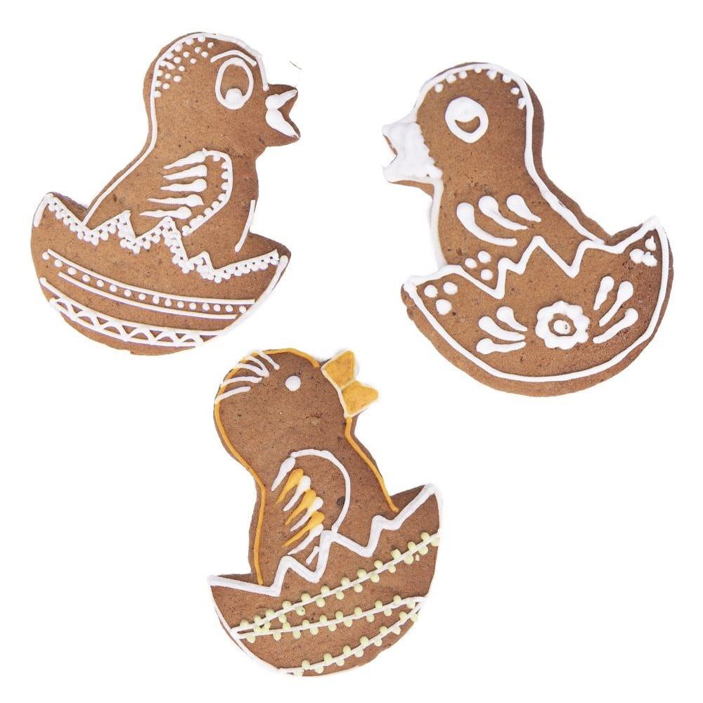 Steel cookie cutter chick 7 cm