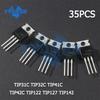 35/70 шт. 7 типов Транзисторный набор TIP31C TIP32C TIP41C TIP42C TIP122 TIP127 TIP142 PNP NPN TO-220 Набор транзисторов