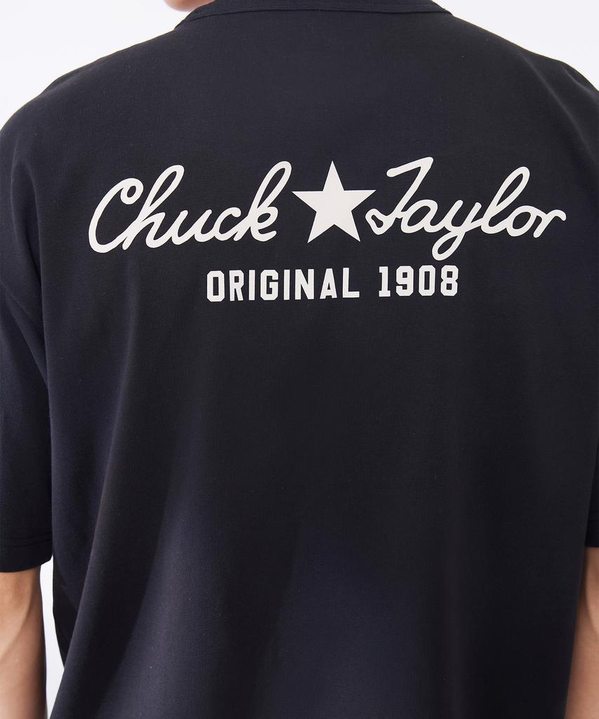 Кеонбосеу Футболка с нашивкой-логотипом Keonbeoseu Box Logo Черная Ucj437-023