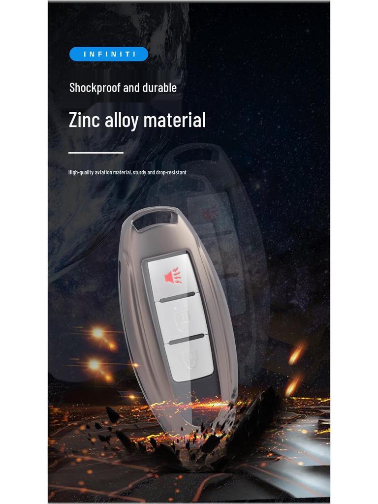 Infiniti QX50, Q60, Q50L, Q70L, G25, QX30, ESQ, FX35 Car Key Case for Men and Women