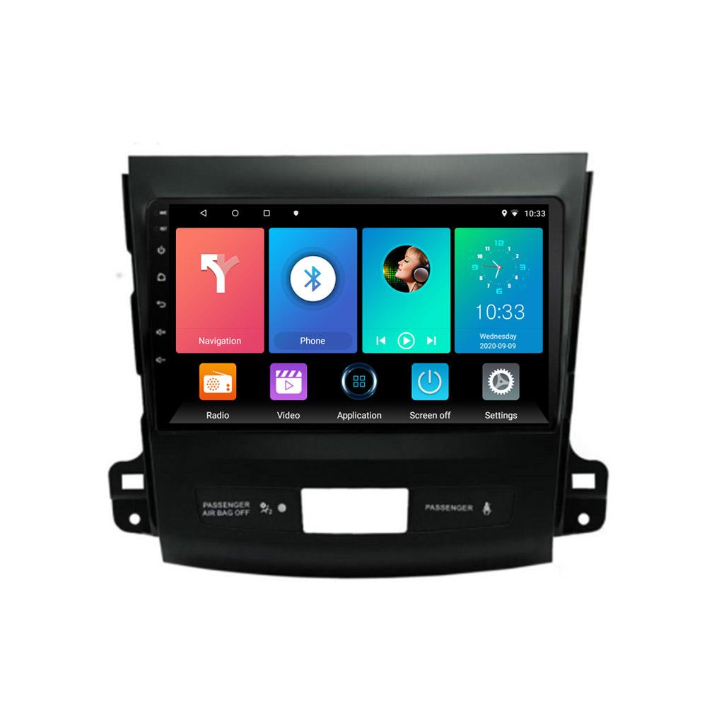 9 Inch Android Carplay For Mitsubishi Outlander 2005-2011 Car Radio Multimedia Video Player GPS Navigation WIFI 2+32GB