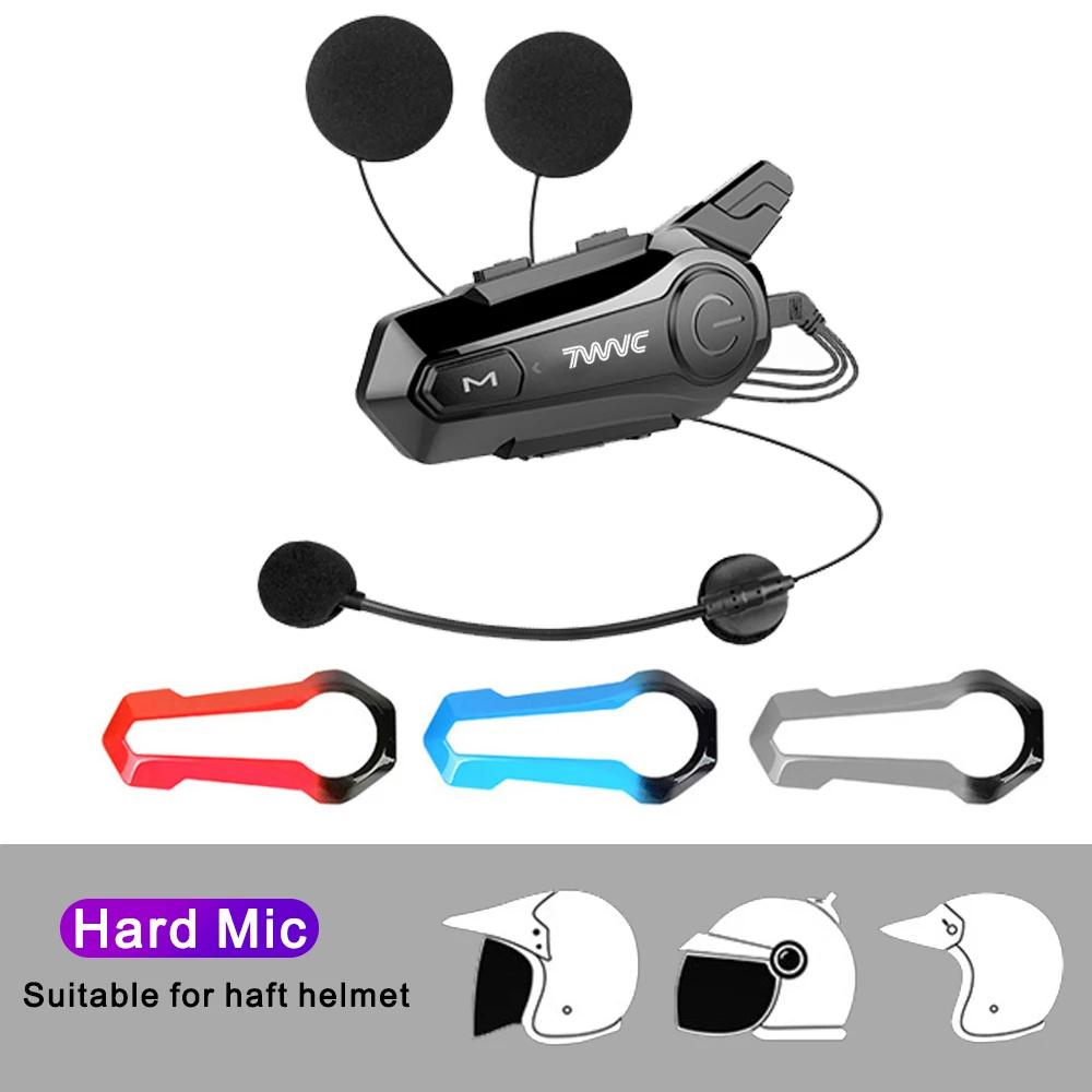 X1Plus мотоциклетный шлем интерком Bluetooth 5.0 гарнитура для 2 мотоциклистов 1000 м расстояние интеркома беспроводная связь рация