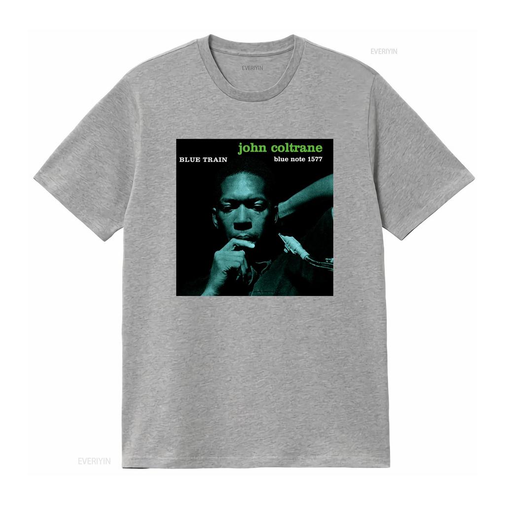 John Coltrane Blue Train T Shirt Jazz Music Inspired Design Moments Notice Im Old Fashioned Tribute vintage Washed Casual