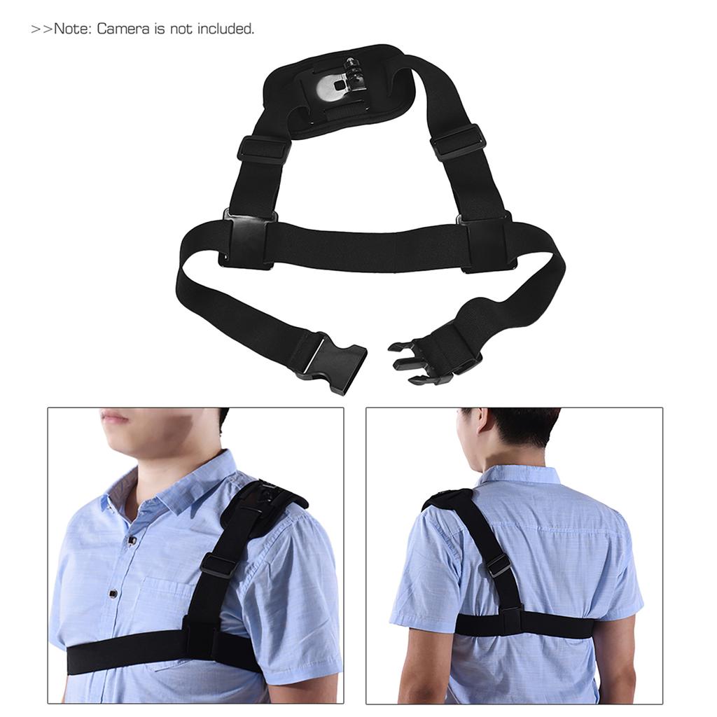 Adjustable Action Camera Single Shoulder Chest Strap Mount for GoPro hero 7 6 5 4 SJCAM YI