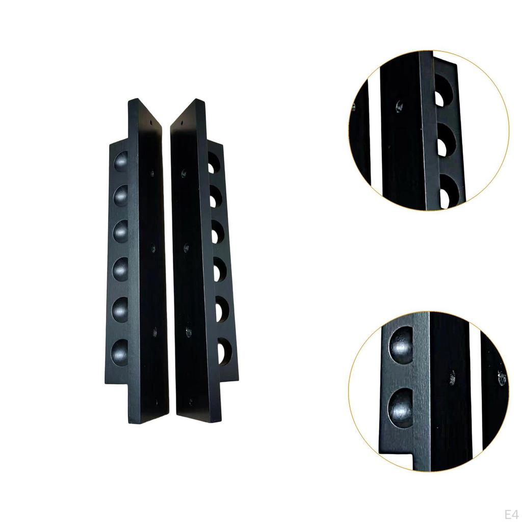 Billiard Cue Rack Accessory Bracket Stand Rest Space Saving Wall Mounted Wood Ornament for Room