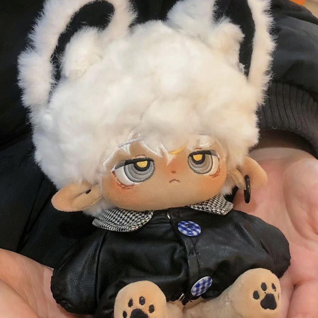 20см Астро Черный Скин Кукла Плюшевая Милая Наряжать Косплей Мультяшная Кукла Кавайная Мягкая Игрушка Фигурка Подушка Игрушки Коллекция День Рождения