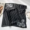 70 * 70cm New Silk Small Square Scarf For Women'S Neck Protection Professional Scarf Versatile Hair Tie Headscarf Scarf