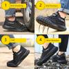 Дышащая защитная рабочая обувь, рабочая обувь с защитой от проколов, нескользящие защитные кроссовки со стальным носком, рабочая обувь