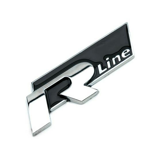 Автомобильные наклейки и значки Volkswagen R-logo для Golf 6, Magotan, New Sagitar, Lavida, CC - Тип наклеивания на решетку радиатора