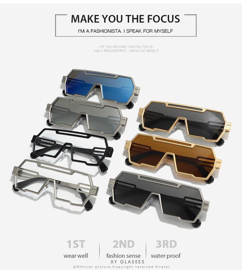 Ретро Стимпанк Неправильные Солнцезащитные Очки: Унисекс Модный тренд 2024