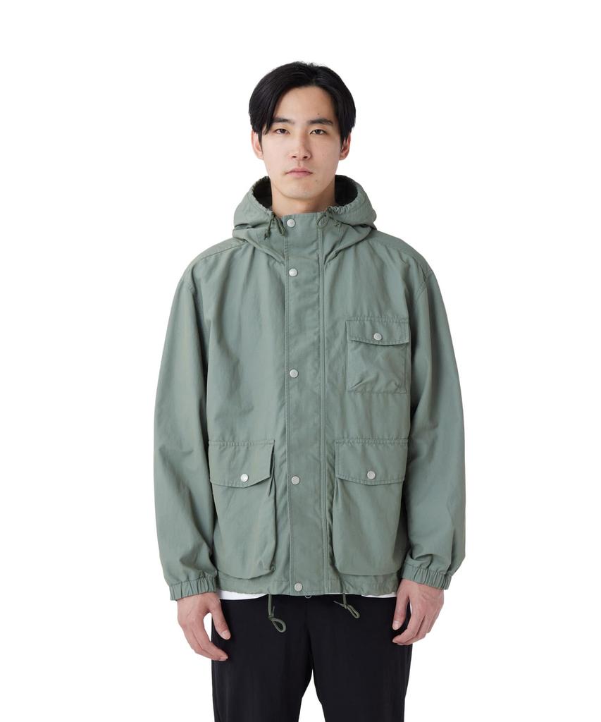 Snow Peak Light Dobby Cloth Parka Hoodie FOLIAGE M JK-26SU009 (Men's/Women's)