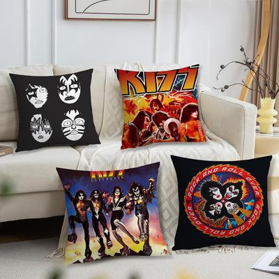 Подушка Rock Kiss Band Music Чехол для дивана, гостиной, спальни, изголовья, спинки, квадратная подушка, время сна