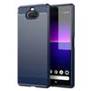 For Sony Xperia 8 Lite 8lite Xperia8 Lite Silicone Case Luxury Carbon Fiber Cover for Xperia Xa4 Shockproof Matte Back Cases