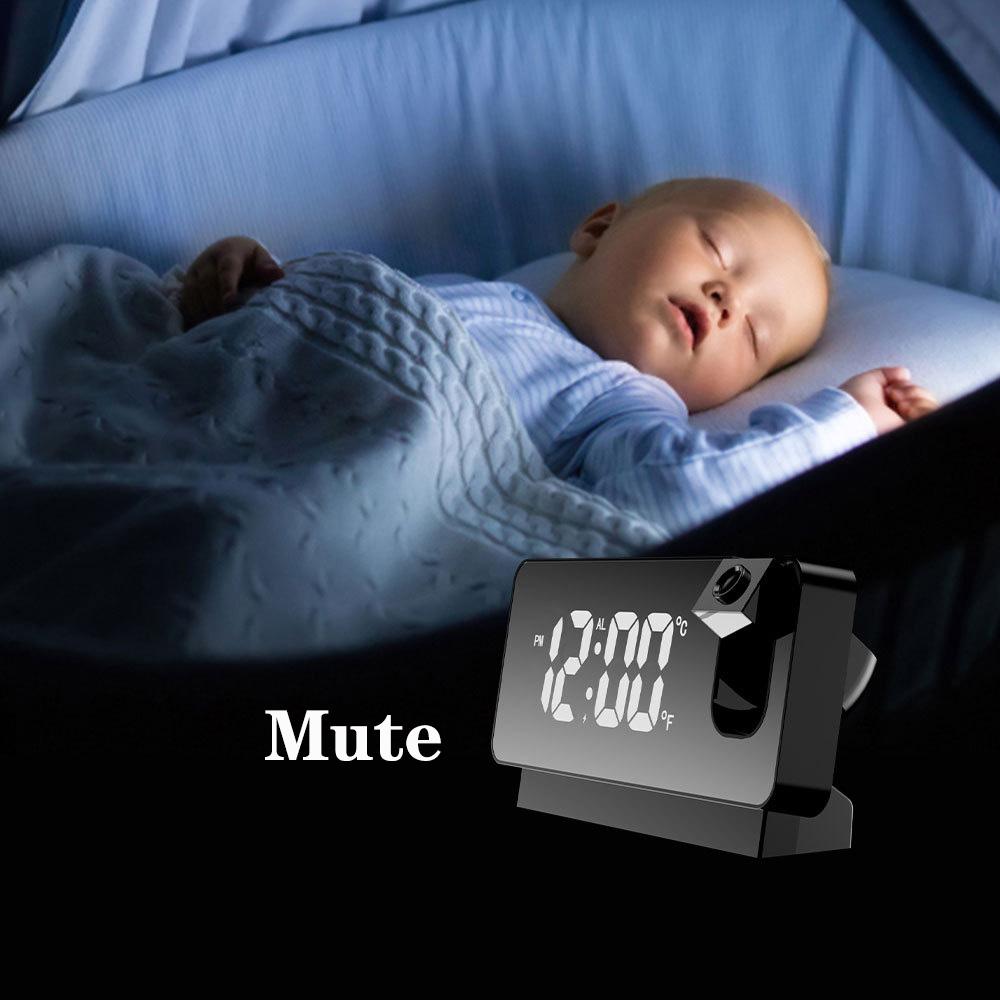 ЖК-дисплей с большим экраном, цифровые настольные часы с повтором будильника, домашний декор, настольные часы с дисплеем температуры и влажности