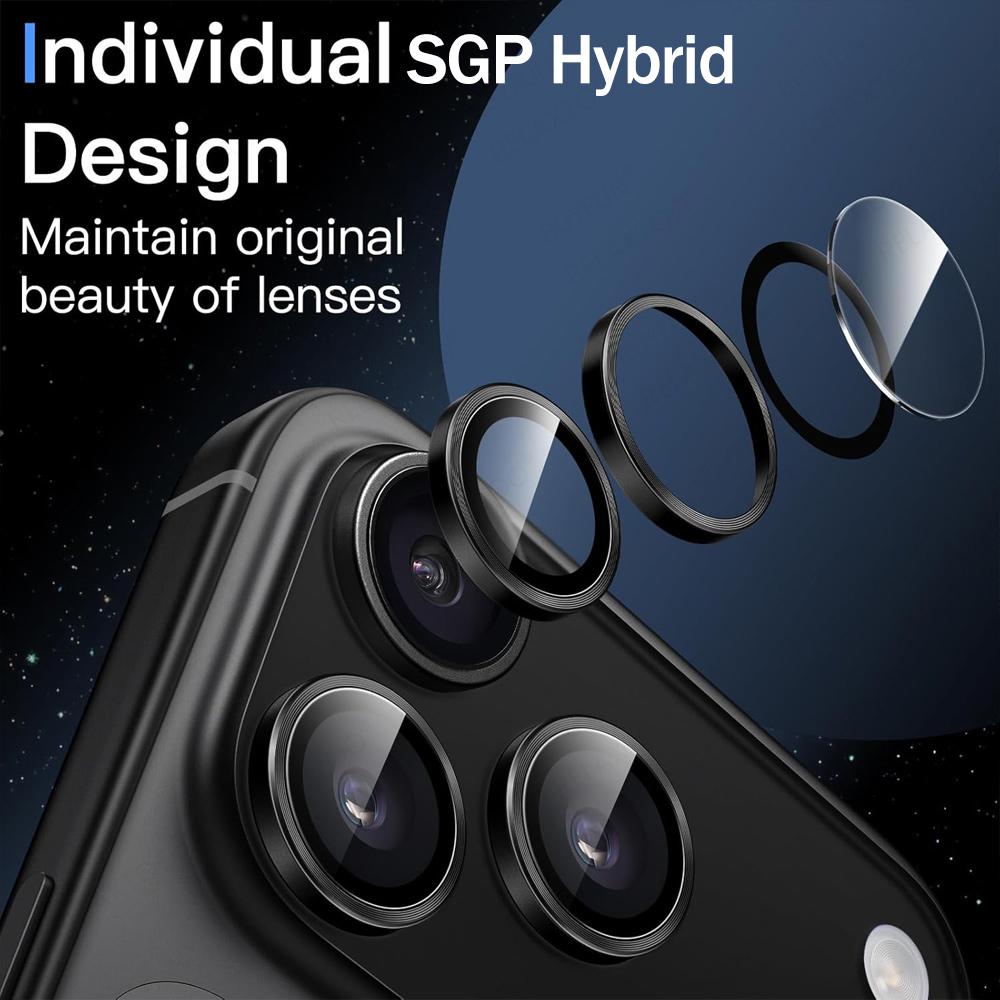 For iPhone 18 Pro Max Lens Case Self-Locating Camera Glass Metal Ring iPhone18 ProMax iPhone18Pro 18Pro Easy Install Lens Cover 4