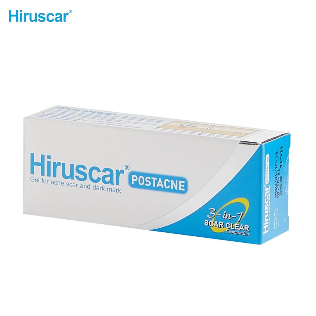 Hiruscar Post Acne, Гель от шрамов от прыщей и темных пятен, 5 г. / 10 г. - Уход за кожей