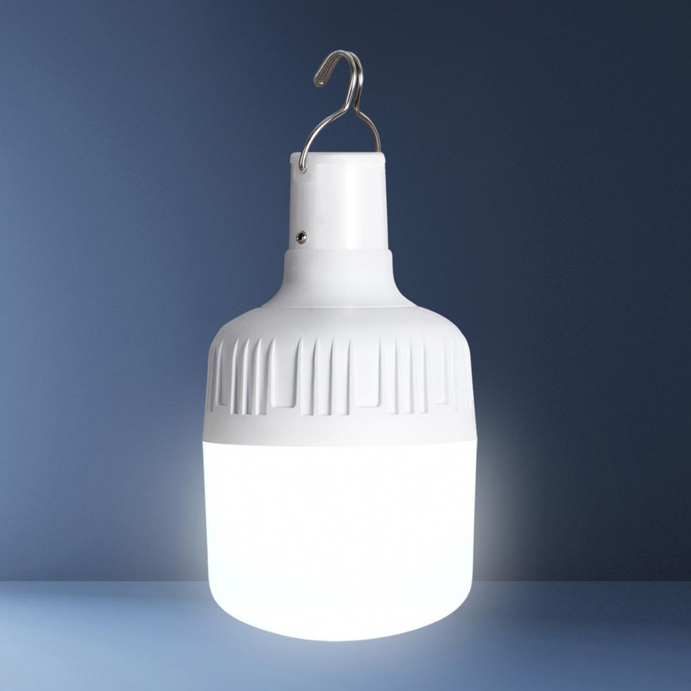 OPPLE Светодиодная аккумуляторная аварийная лампочка с зарядкой через USB с крючком 4 Вт 6500 К с регулируемой яркостью 1800 мАч