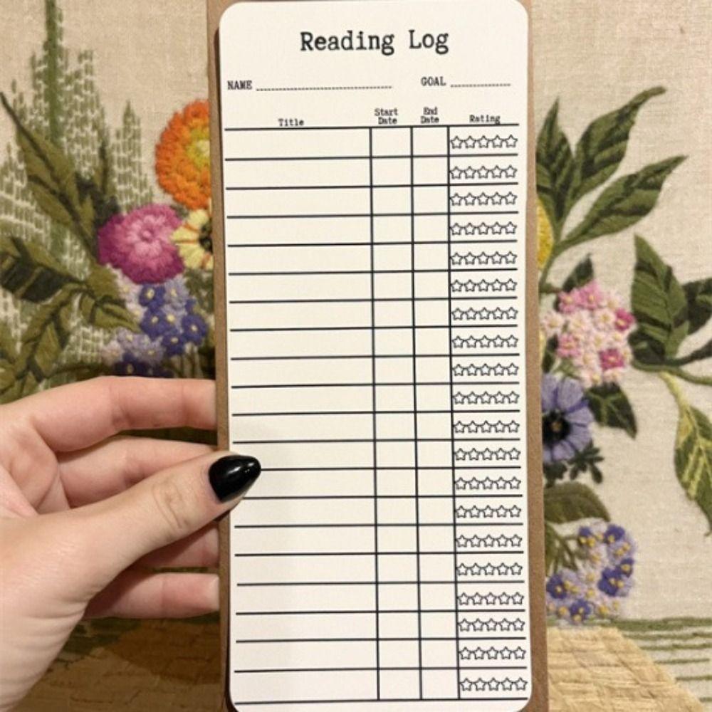 Reading Challenge Reading List Marker Cards Writable Notes Book Tracker Bookmark  Reading Lover