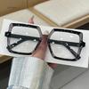 European American Style Glasses Women Irregular Shape Blue Light Blocking Mens Glasses Frame New Stylish Decorative Glass