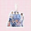 BTS Bangtan Boys Группа Бирка для багажа и Брелок Подвеска для рюкзака