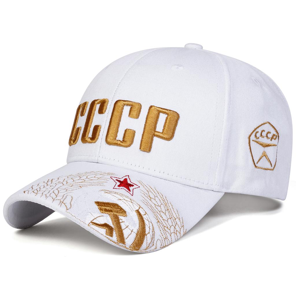 Унисекс Бейсболки с вышивкой букв СССР Весна и Осень Открытый Регулируемый Повседневные Кепки Шляпа от солнца Спортивная Кепка