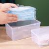 1Pcs Thickened Mask Storage Box Transparent Plastic Drug Storage Small Large Portable Flip Box Pill Jewelery Earrings Cosmetics