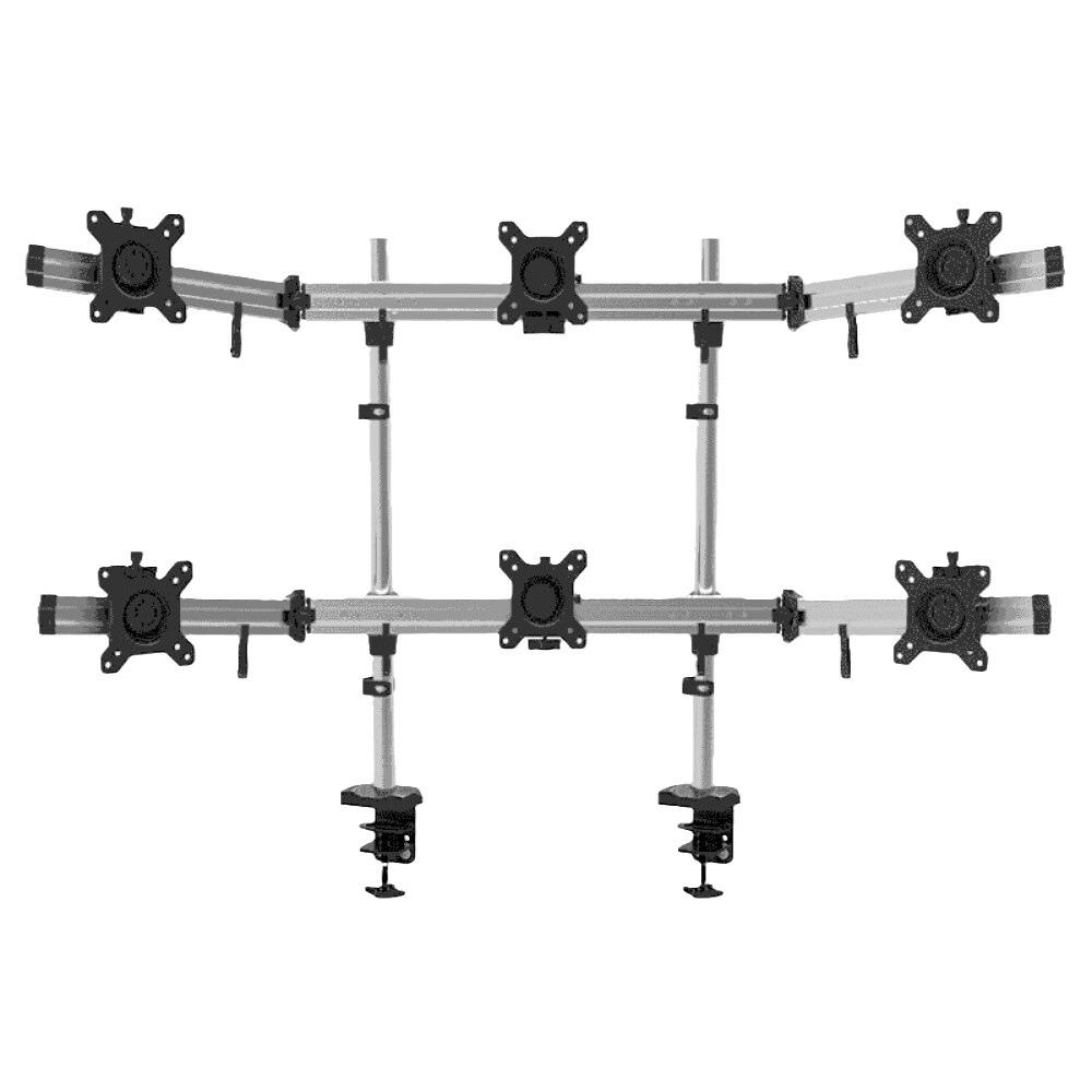 Gibbon MP260C-2 Двойная стойка для шести ЖК-мониторов для мониторинга ценных бумаг