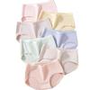 7 PCS Women Panties Soft Cotton Lovely Girl Briefs Underwear Week Days Panties for Women