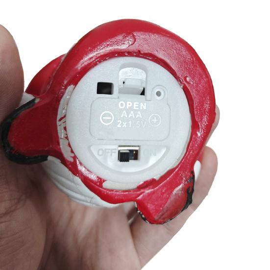 Lighted Up Gnomes Christmas Tree Figurine Small Prelit Faceless Old Man Christmas Tree with Multicolored Light for Home Room Fireplace Tabletop Decor