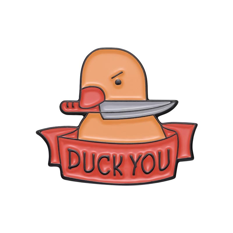 Милые животные эмалевые значки на заказ утка гусь курица броши лацканные значки мультяшные животные ювелирные изделия подарок для детей друзей