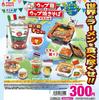 Игрушки Spirits Mini Mini Cup Noodles Cup Yakisoba Mascot Around the World x Все 5 типов Набор Полный комплект Gacha Gacha Capsule Игрушка и
